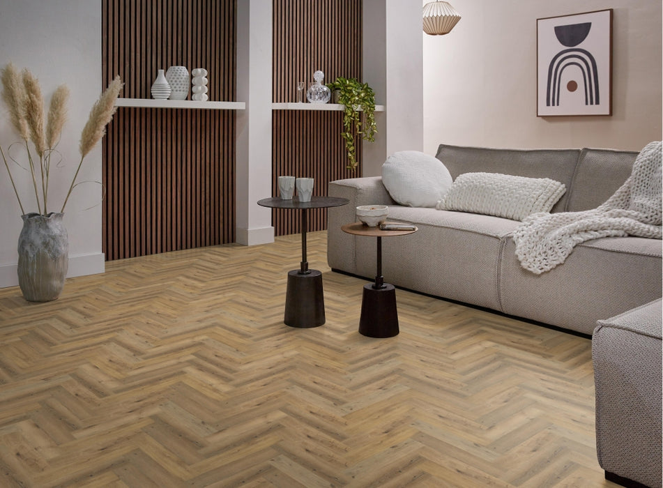 Ambiant Spigato Essenzo Dark oak | Visgraat Klik PVC