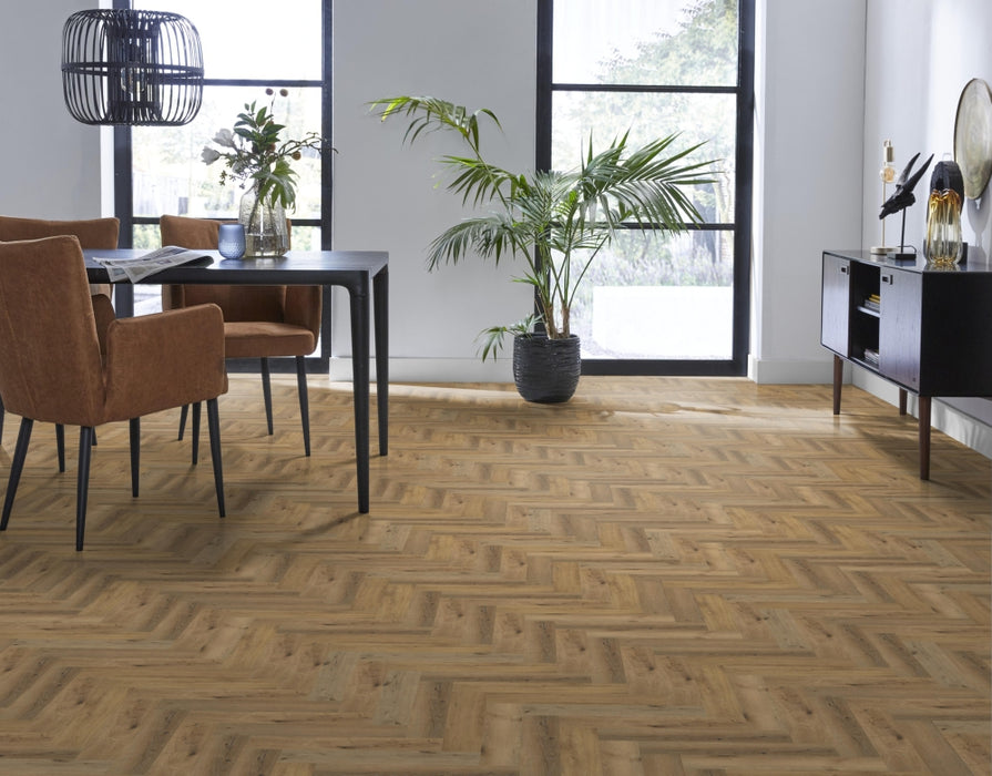 Ambiant Spigato Essenzo Dark oak | Visgraat Klik PVC