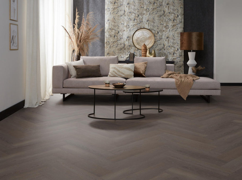 VT Wonen Herringbone Charcoal | Visgraat Klik PVC