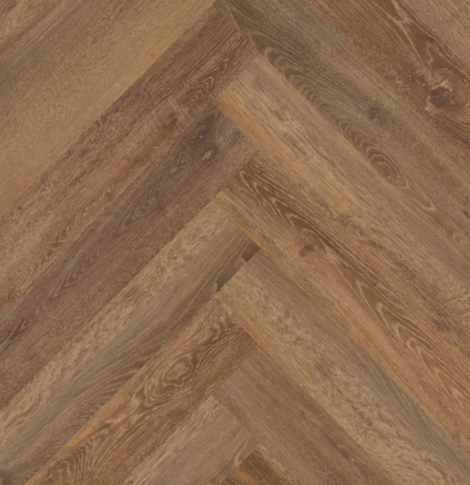 mFLOR 46416 Parva Oak XL Visgraat Liguria | Dryback lijm PVC